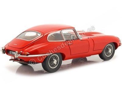 1961 Jaguar E-Type Coupe Rojo 1:18 Kyosho 08954 Cochesdemetal.es 2