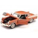 Cochesdemetal.es 1957 Studebaker Golden Hawk Coral / Blanco 1:18 Auto World AW270