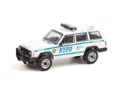 1997 Jeep Cherokee New York City Police Dept. "Hot Pursuit Series 38" 1:64 Greenlight 42960C Cochesdemetal.es
