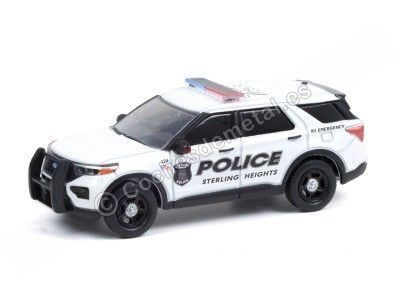 2020 Ford Police Interceptor Utility Sterling Heights "Hot Pursuit Series 38" 1:64 Greenlight 42960E Cochesdemetal.es