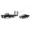Cochesdemetal.es 1968 Camión Rampa Ford F-350 + 1966 Shelby Mustang GT350H "H.D. Truck Series 13" 1:64 Greenlight 33130A