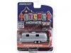 Cochesdemetal.es 1972 Caravana Airstream Double-Axle con Toldo "Hitched Homes Series 9" 1:64 Greenlight 34090C