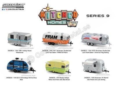 Cochesdemetal.es Lote de 6 Modelos "Hitched Homes Series 9" 1:64 Greenlight 34090
