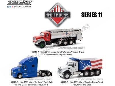 Lote de 3 Modelos "Super Duty Trucks Series 11" 1:64 Greenlight 45110 Cochesdemetal.es