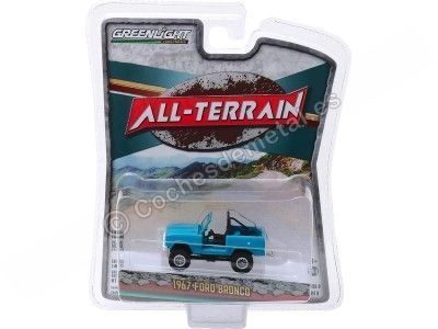 Cochesdemetal.es 1967 Ford Bronco sin Puertas "All-Terrain Series 8" 1:64 Greenlight 35130A 2