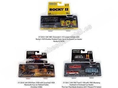 Lote de 3 Modelos "Hollywood Hitch&Tow Series 9" 1:64 Greenlight 31120 Cochesdemetal.es 2