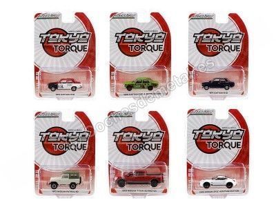 Lote de 6 Modelos "Tokyo Torque Series 9" 1:64 Greenlight 47070 Cochesdemetal.es 2