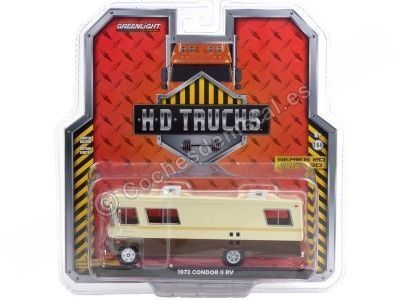 Cochesdemetal.es 1972 Autocaravana Condor II RV "H.D. Truck Series 20" 1:64 Greenlight 33200B 2