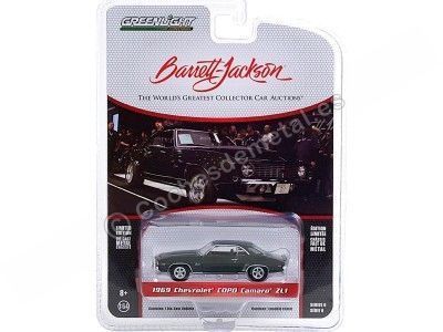 Cochesdemetal.es 1969 Chevrolet Copo Camaro ZL1 "Barret Jackson Series 6" 1:64 Greenlight 37220B 2