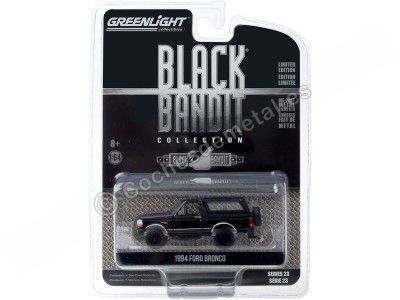 Cochesdemetal.es 1994 Ford Bronco "Black Bandit Series 23" 1:64 Greenlight 28030F 2