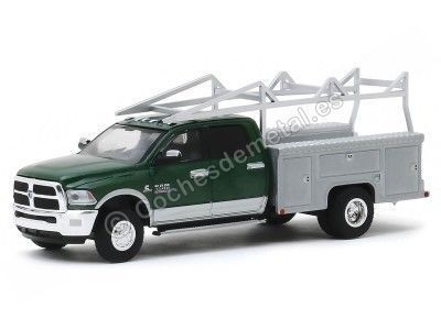 Cochesdemetal.es 2018 Dodge Ram 3500 Dually Service Bed "Dually Drivers Series 3" 1:64 Greenlight 46030C