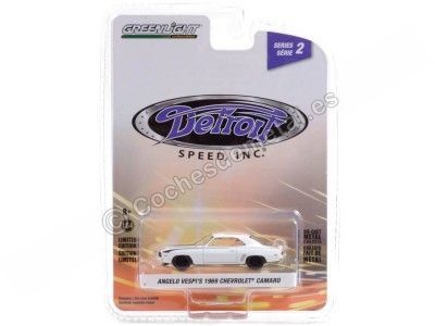 Cochesdemetal.es 1969 Chevrolet Camaro Angelo Vespis "Detroit Speed ​​Inc Series 2" 1:64 Greenlight 39070A 2