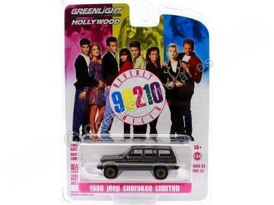 1988 Jeep Cherokee "Beverly Hills, Hollywood Series 33" 1:64 Greenlight 44930A Cochesdemetal.es 2