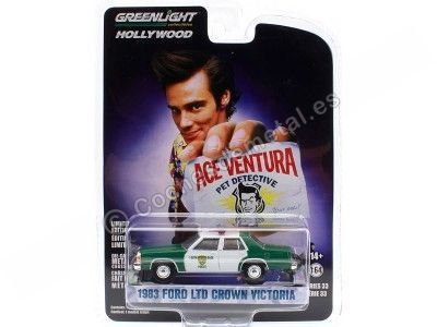 1994 Ford LTD Crown Victoria "Ace Ventura Pet Detective, Hollywood Series 33" 1:64 Greenlight 44930B Cochesdemetal.es 2