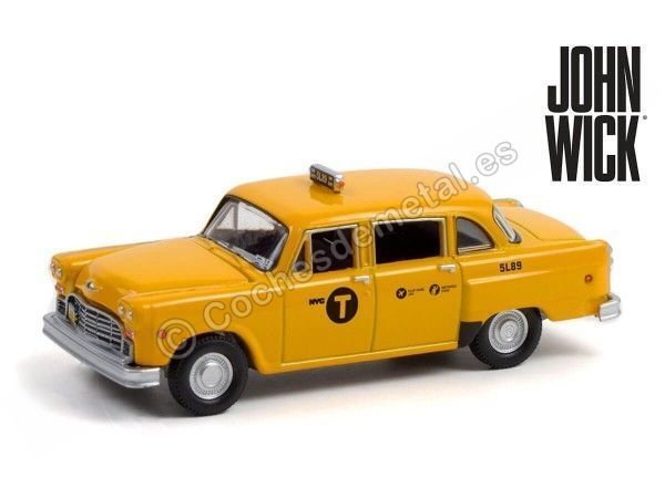 Cochesdemetal.es 2019 Checker Motors Marathon A11 "John Wick, Hollywood Series 33" 1:64 Greenlight 44930F
