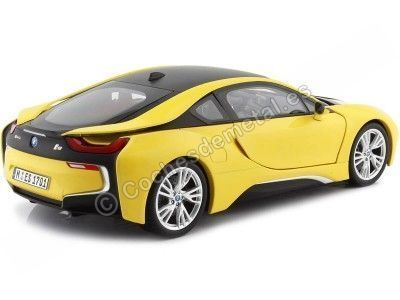 Cochesdemetal.es 2014 BMW i8 eDrive Speed Yellow 1:18 Paragon Models 97087 2