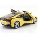 Cochesdemetal.es 2014 BMW i8 Edrive Speed ​​Yellow 1:18 Paragon Modèles 97087