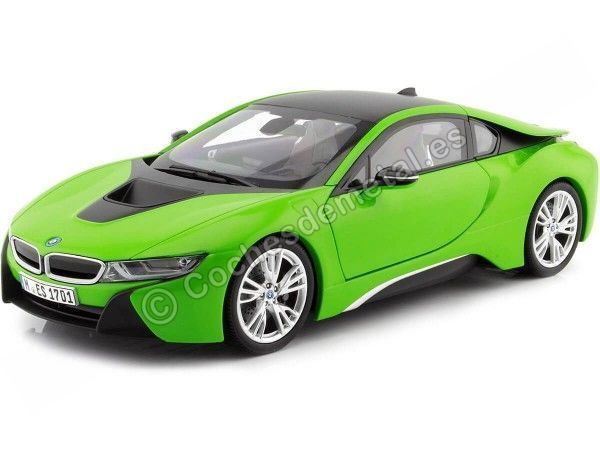 Cochesdemetal.es 2014 BMW i8 Edrive Java Green 1:18 Paragon Modèles 97086