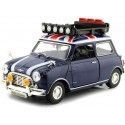 Carsdemetal.es 1961 Morris Mini Cooper avec Blue Baca 1:18 Motor max 79741