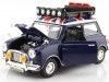 Carsdemetal.es 1961 Morris Mini Cooper avec Blue Baca 1:18 Motor max 79741