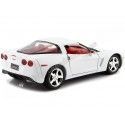 Cochesdemetal.es 2005 Chevrolet Corvette (C6) Blanco 1:24 Motor Max 73270