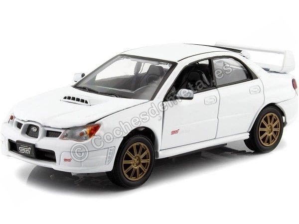 Cochesdemetal.es 2010 Subaru Impreza WRX STi Blanco 1:24 Motor Max 73330