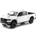 Cochesdememetal.es 2019 Dodge Ram 1500 Crew Cab Rebel Blanco 1:24 Motor Max 79358
