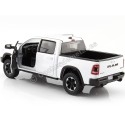 Cochesdememetal.es 2019 Dodge Ram 1500 Crew Cab Rebel Blanco 1:24 Motor Max 79358
