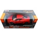 Cochesdemetal.es 2020 Chevrolet Corvette Stingray C8 Rojo 1:24 Motor Max 79360