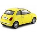 CARSDEMETAL.ES 2009 FIAT 500 JAUNE 1:24 MOTEUR MAX 73373