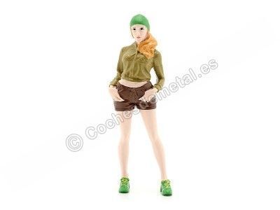 CARSDEMETAL.ES Figure de résine "Night of Chicas, Kate" 1:18 American Diorama 76302