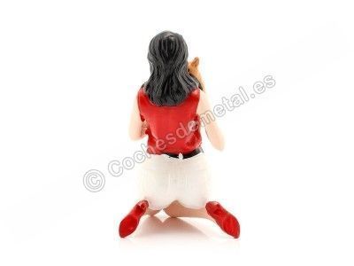 CARSDEMETAL.ES Figure de résine "Night of Chicas, Gigi" 1:18 American Diorama 76304 2