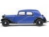 CARSDEMETAL.ES 1937 Citroen Traction 11CV Blue / Black Berlina 1:18 Solino S1800906