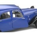 CARSDEMETAL.ES 1937 Citroen Traction 11CV Blue / Black Berlina 1:18 Solino S1800906