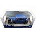 CARSDEMETAL.ES 1937 Citroen Traction 11CV Blue / Black Berlina 1:18 Solino S1800906