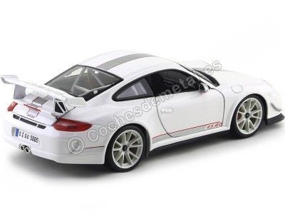 Cochesdemetal.es 2012 Porsche 911 GT3 RS 4.0 Blanco Metalizado 1:18 Bburago 11036 2