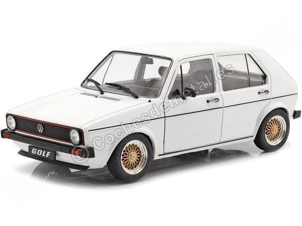 Cochesdemetal.es 1983 Volkswagen VW Golf L Custom Blanco 1:18 Solido S1800211