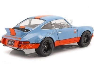 Cochesdemetal.es 1973 Porsche 911 RSR Gulf Azul/Naranja 1:18 Solido S1801115 2