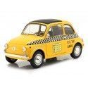 Cochesdemetal.es 1965 Fiat 500 L Taxi New York City Amarillo 1:18 Solido S1801407