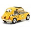 Cochesdemetal.es 1965 Fiat 500 L Taxi New York Amarillo 1:18 Solid S1801407