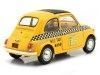 Cochesdemetal.es 1965 Fiat 500 L Taxi New York Amarillo 1:18 Solid S1801407