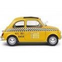 Cochesdemetal.es 1965 Fiat 500 L Taxi New York City Amarillo 1:18 Solido S1801407