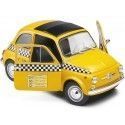 Cochesdemetal.es 1965 Fiat 500 L Taxi New York Amarillo 1:18 Solid S1801407