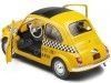 Cochesdemetal.es 1965 Fiat 500 L Taxi New York Amarillo 1:18 Solid S1801407