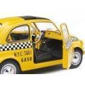 Cochesdemetal.es 1965 Fiat 500 L Taxi New York Amarillo 1:18 Solid S1801407