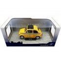 Cochesdemetal.es 1965 Fiat 500 L Taxi New York Amarillo 1:18 Solid S1801407