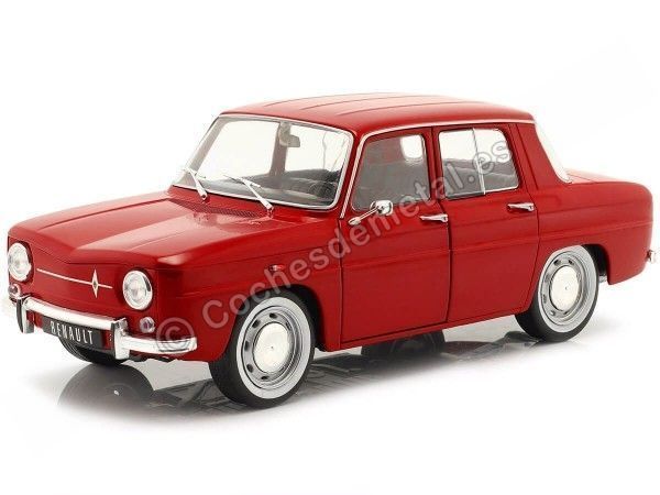 Cochesdemetal.es 1967 Renault 8 R8 Major Rouge Etrusque 1:18 Solido S1803606