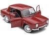 Cochesdemetal.es 1967 Renault 8 R8 Major Rouge Etrusque 1:18 Solid S1803606