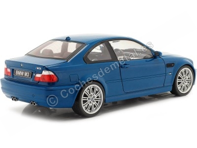 Cochesdemetal.es 2000 BMW M3 (E46) Coupe Laguna Blue 1:18 Solido S1806502 2