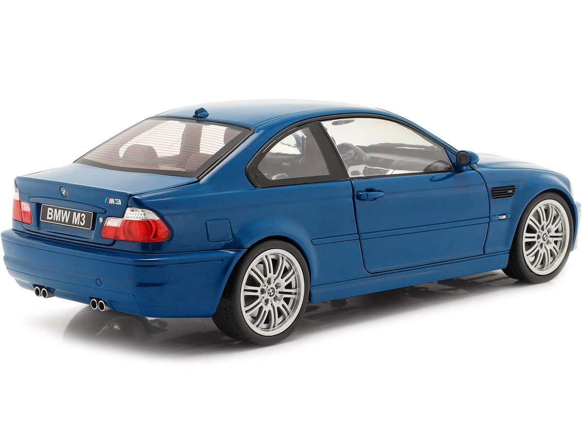 ソリド 1/18 BMW E46 M3 クーペ CSL 2000 ラグナ ブルー Solido LAGUNA